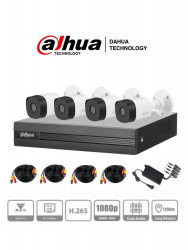 Kit de Videovigilancia  Dahua Technology DH-KIT/XVR1B04-I/4-B1A21N-0360B